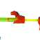 Waterpistool 40 cm Dinosaurus Rood Speelgoed Tuin foto 2