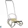 Metal Sled with Pusher Backrest Strap Silver image 2