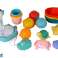Bath Set Sea Toys Landing Net Boat 17 Pieces image 1