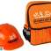 Klusjesman Rugzak Kit Helm Gereedschap Oranje foto 1