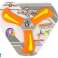 Boomerang Flying Throwing Disc Orange For Kids image 3