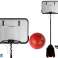 Basketball Basket On Wheels Ball Garden Black 3 m image 1
