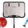 Basketball Basket On Wheels Ball Garden Black 3 m image 3