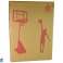 Basketball Basket On Wheels Ball Garden Black 3 m image 4