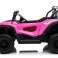 Accu-aangedreven auto S618 Roze 4x4 foto 3