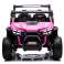 Accu-aangedreven auto S618 Roze 4x4 foto 5