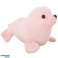 Plüsch Seal Plüsch Maskottchen Kuscheltier Pink 24cm Bild 3