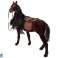 Horse figurine brown combing accessories image 2
