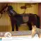 Horse figurine brown combing accessories image 3