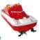 Barco HI60 Mando a distancia R/C 1:28 rojo fotografía 2