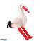Plüsch Storch Vogel Plüsch Maskottchen Kuscheltier 37cm Bild 3