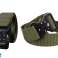 Cinto Tático Militar Webbing Preto 120 x 3.8cm foto 3