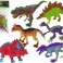 Bunte Dinosaurier Figuren 6 Stück Bild 1