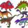 Bunte Dinosaurier Figuren 6 Stück Bild 2