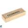 Dominoes Game in a Wooden Box 28 pieces image 1