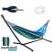 Hamac de jardin 200x150cm avec cadre photo 1