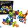 Glowing Slide For Balls Magnetic Blocks 49 Pieces image 1