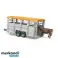 Remorque à 2 essieux pour le transport de vaches avec figurine de vache photo 1