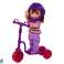 Poppen Set Lucy Roze Scooter Skateboard Helmen foto 2
