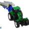 Green Tractor with Plow Farm image 2
