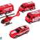 Fahrzeug-Set Autos Fahrzeuge Feuerwehr Krankenwagen Bild 1