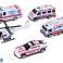 Fahrzeug-Set Autos Fahrzeuge Feuerwehr Krankenwagen Bild 2