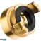 Schnellkupplung aus Messing mit 1 1/4&quot; Innengewinde Bild 2