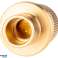 STOP Connector 3/4&quot; Brass image 2