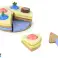 Wooden Cake Cake Pieces 8 pcs. image 3