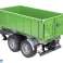 Tilhenger med container for traktorer grønn bilde 3