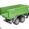 Tilhenger med container for traktorer grønn bilde 4