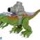 Dinosaur med katapult går skyter grønt bilde 1