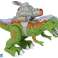 Dinosaur med katapult går skyter grønt bilde 3