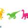 Set de Figuras de Dinosaurio con Accesorios 15 Piezas fotografía 3
