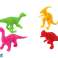 Conjunto de 21 figuras de dinosaurios con accesorios fotografía 3