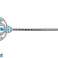 Kleine Prinzessin Set Krone Karnevalsball Blau Accessoires Bild 3