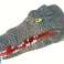 Krokodil Tier Handpuppe Grau Bild 1