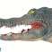 Krokodil Tier Handpuppe Grau Bild 2