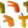 Fingerdukker Dinosaurer Dyr 5 stk. bilde 1