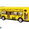 Autobus urbano giallo con azionamento a frizione 1:18 foto 3