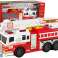 camion de pompiers pompiers sons de rouge clair photo 1