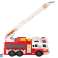 camion de pompiers pompiers sons de rouge clair photo 3