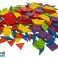 Utdanningspuslespill geometriske former bilde 6