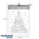 LED 3D Vitražas Kalėdų Eglutė OSI 00017225 nuotrauka 5