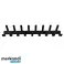 Wall hanger 17 hooks black image 2