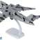 Grey Military Aircraft Camo UNITED Figurine HW 605 image 2
