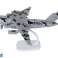 Grey Military Aircraft Camo UNITED Figurine HW 605 image 3