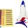 Rocket Launcher Flying Charger White 21 cm image 1