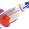 Rocket Launcher Flying Charger White 21 cm image 2