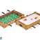 2-i-1 Trebord Fotball Air Hockey bilde 1